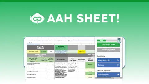 AahSheet as it is shown on the sale page