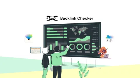 Backlink Checker as it is shown on the sale page