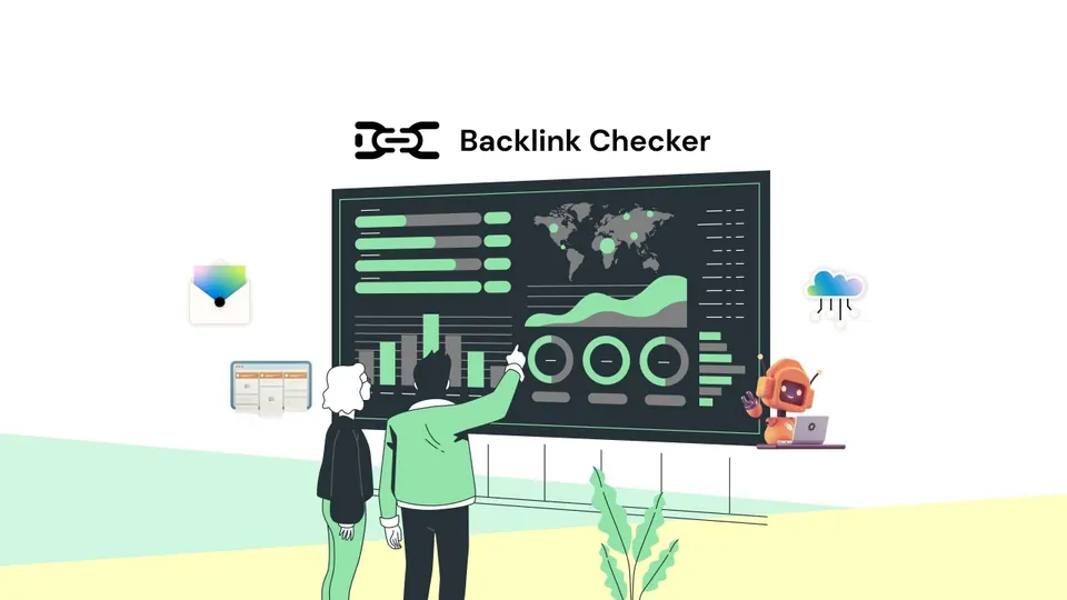 Backlink Checker as it is shown on the sale page