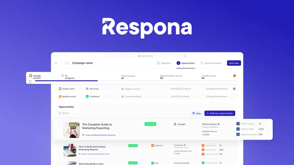 Respona as it is shown on the sale page