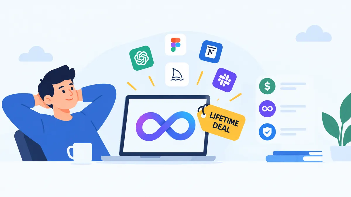 What is a SaaS lifetime deal, one payment for a named plan on a deal platform